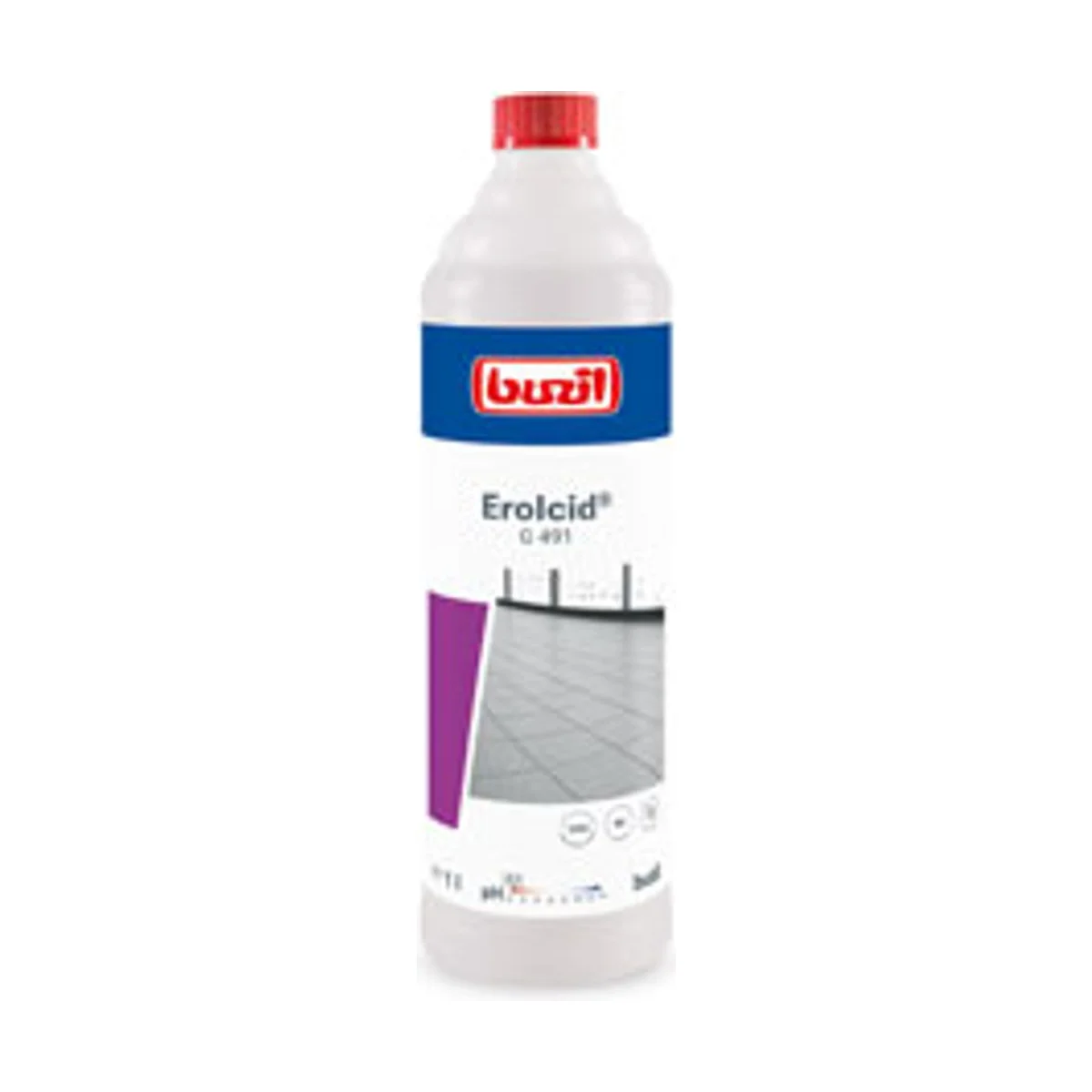 Buzil Erolcid G 491 – 1 l Flasche – Buzil – Bodenreiniger