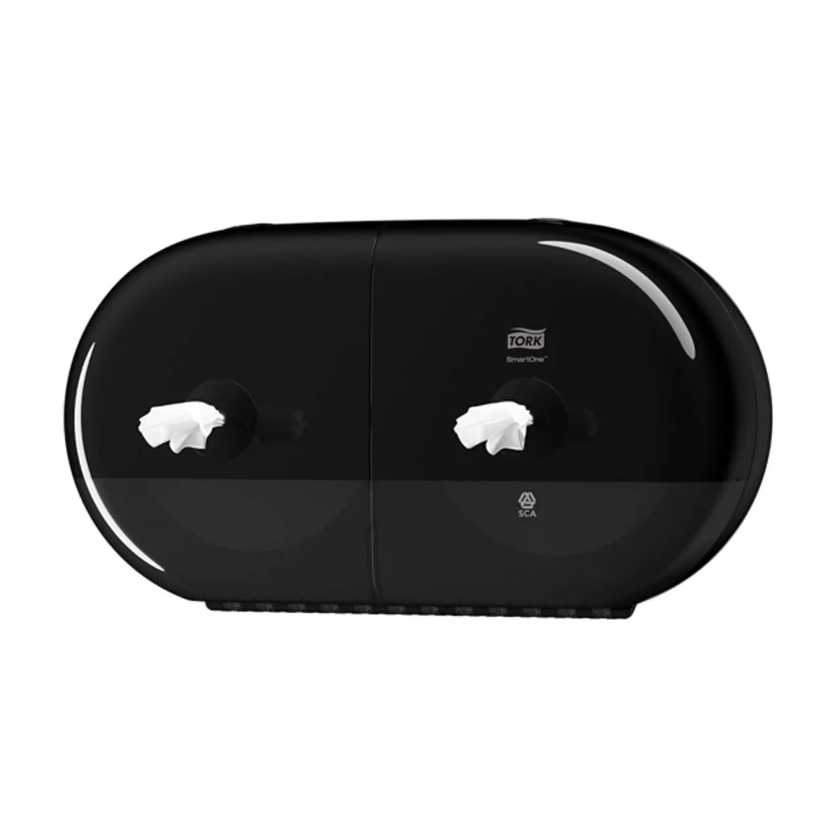 Tork SmartOne Mini Doppelrollenspender für Toilettenpapier Schwarz T9