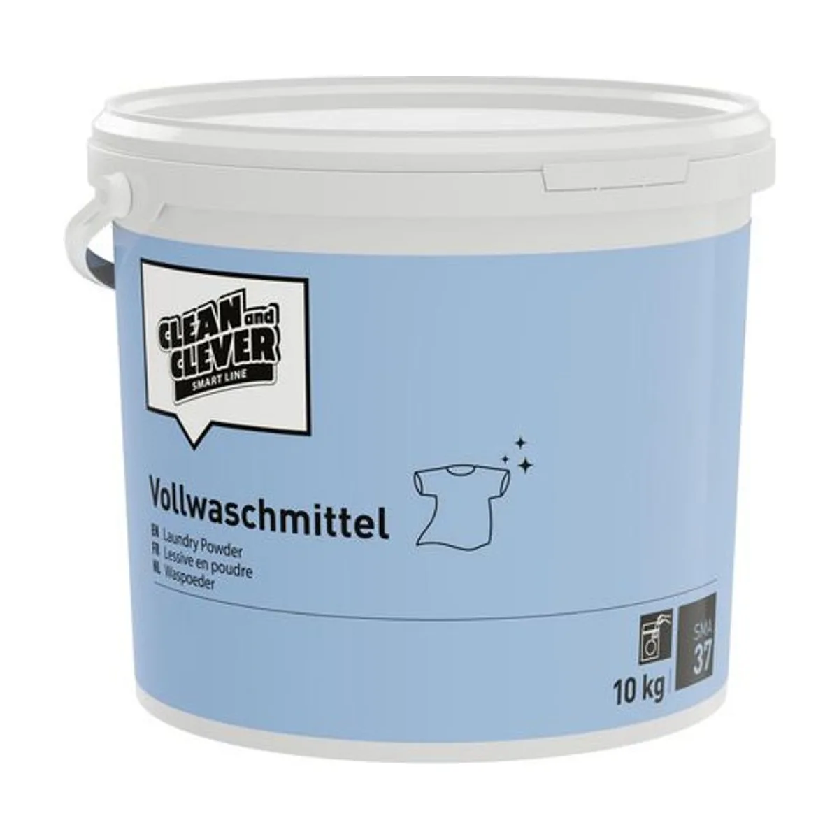 SMA37 Vollwaschmittel, 10 kg – CLEAN and CLEVER SMART – Vollwaschmittel