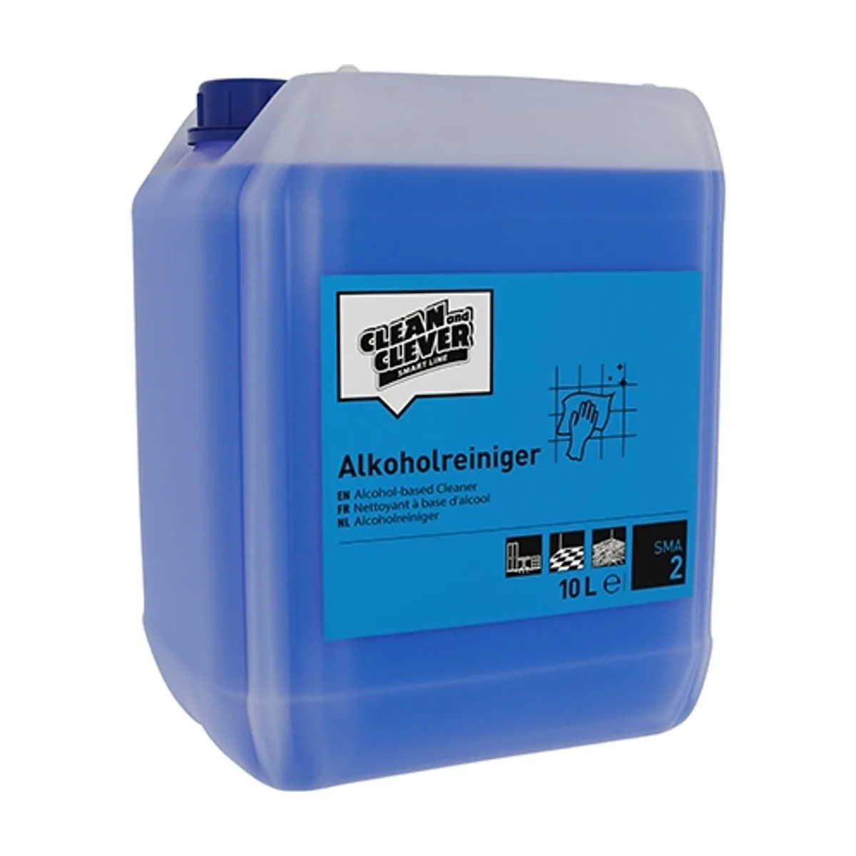 SMA2 Alkoholreiniger, 10 l – CLEAN and CLEVER SMART – Allzweckreiniger