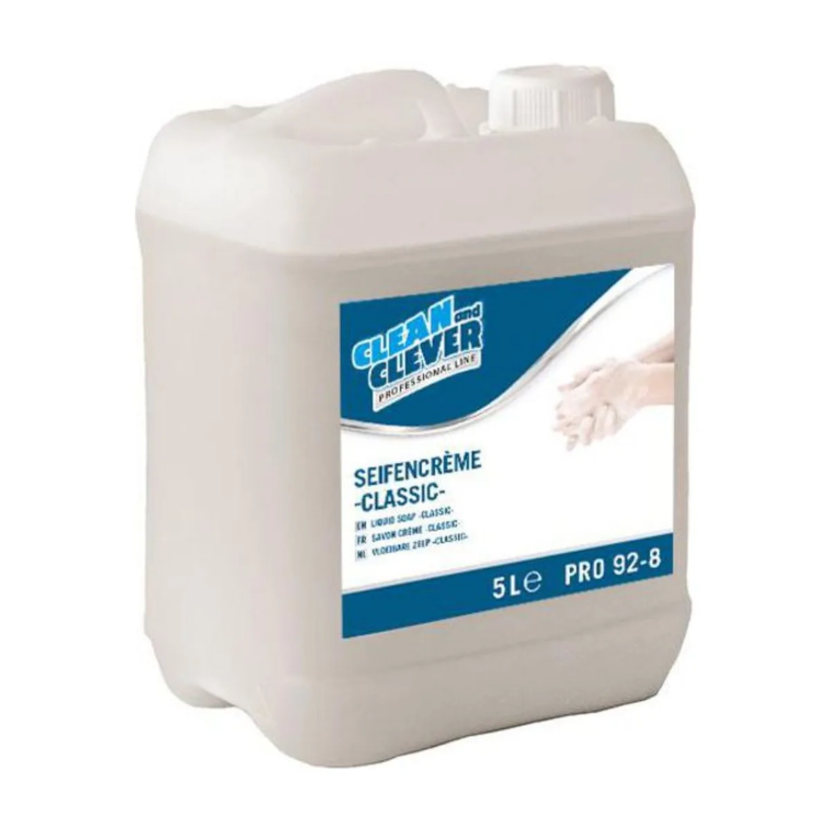 PRO92-8 Seifencreme classic, 5 l – CLEAN and CLEVER PROFESSIONAL – Flüssigseife