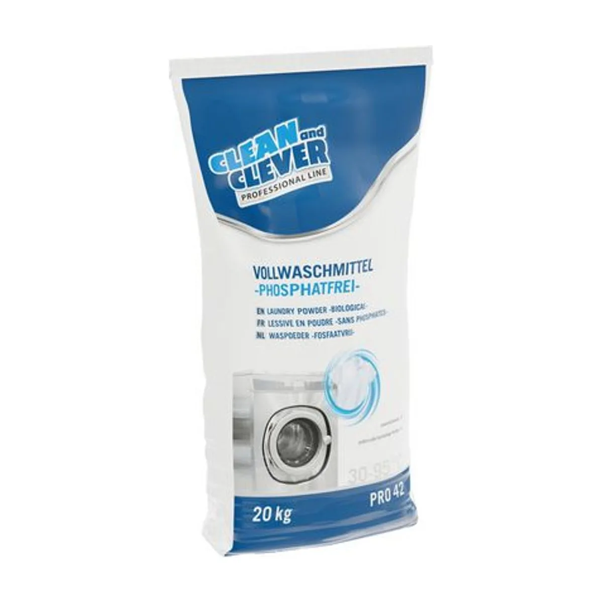 PRO42 Vollwaschmittel, 20 kg – CLEAN and CLEVER PROFESSIONAL – Vollwaschmittel