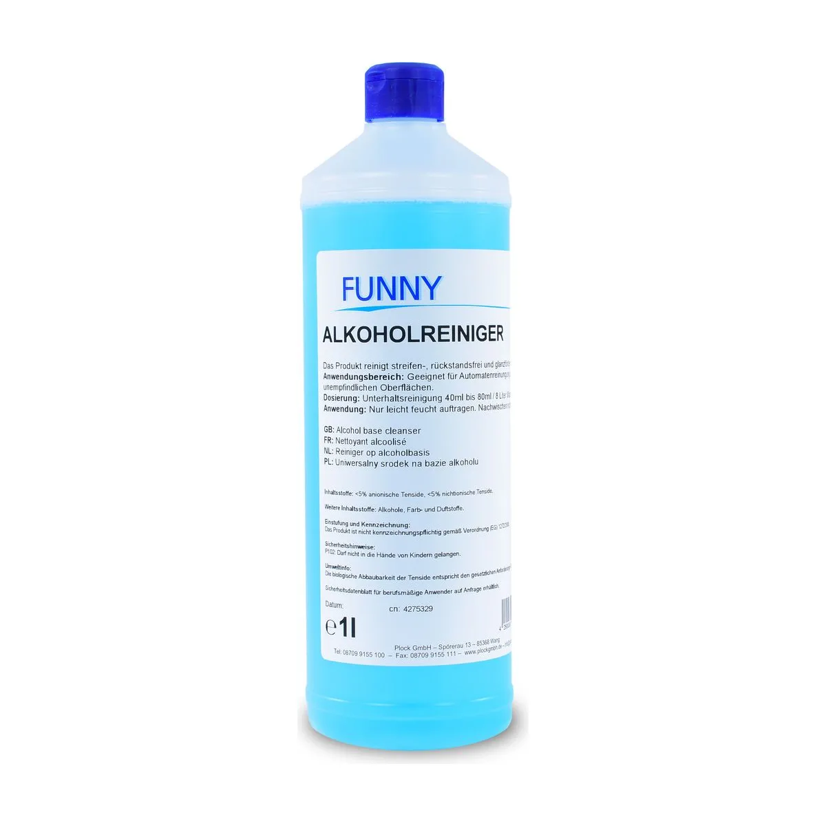 Funny Alkoholreiniger, 12 Flaschen, Konzentrat – FUNNY – Glasreiniger
