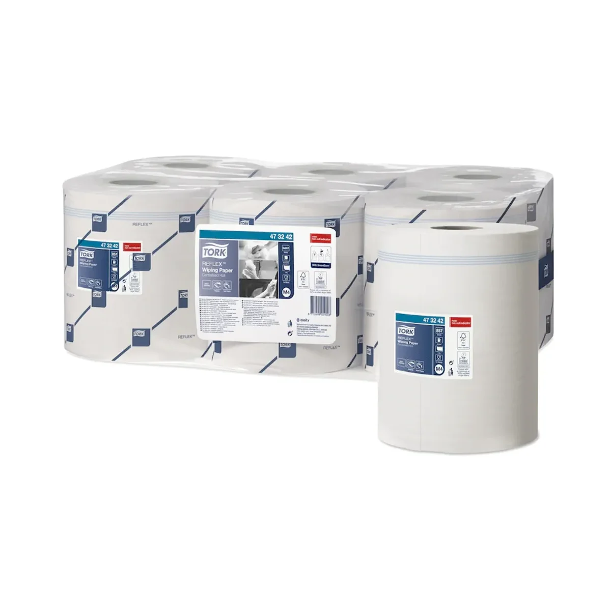 TORK - Reflex™ Papierwischtücher - 6 x 300 m – Tork – Putzrollen