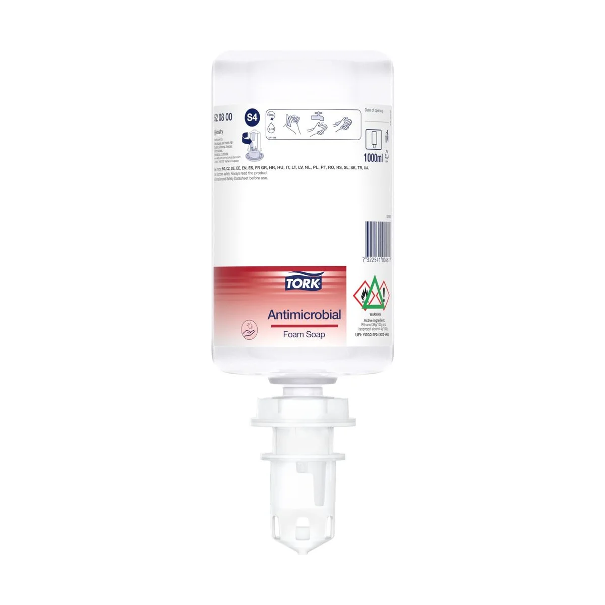 Tork Schaumseife zur Händedekontamination S4 – 6 × 1 Liter – Tork – Dekontaminationsseife