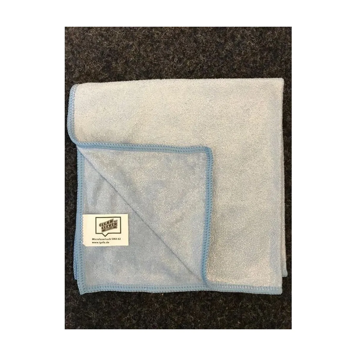 SMA62 Microfasertuch - Blau – CLEAN and CLEVER SMART – Mikrofasertücher