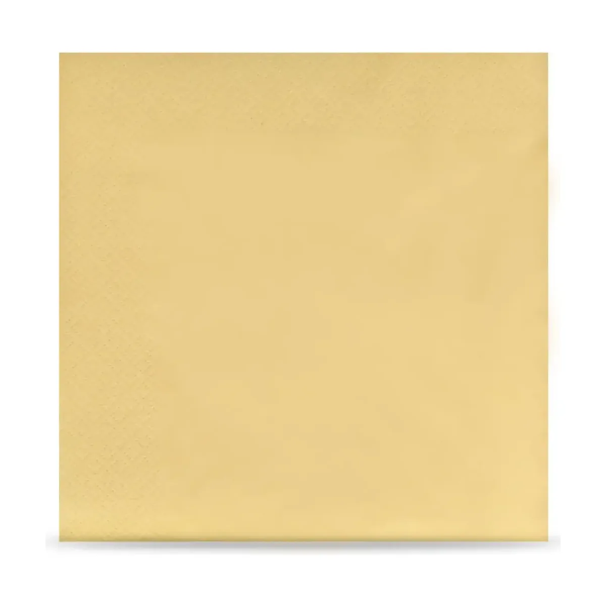 Funny Tafelserviette farbig, 3-lagig, 40 x 40 cm, 1/4-Falz, creme - 4 x 250 Stück – Funny – Servietten farbig