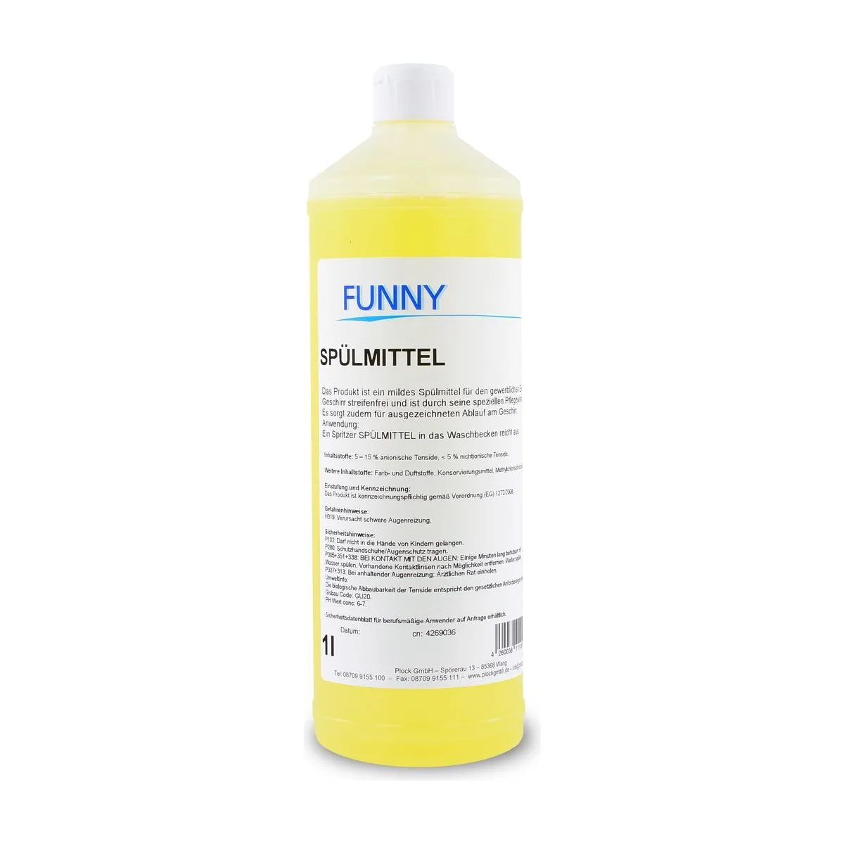 Funny Spülmittel, 1 Liter Flaschen – FUNNY – Küche & Geschirr