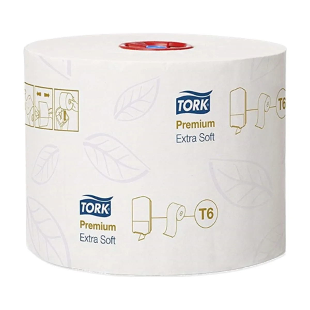 Tork extra weiches Midi Toilettenpapier Weiß T6, 3-lagig – 27 Rollen à 70 m