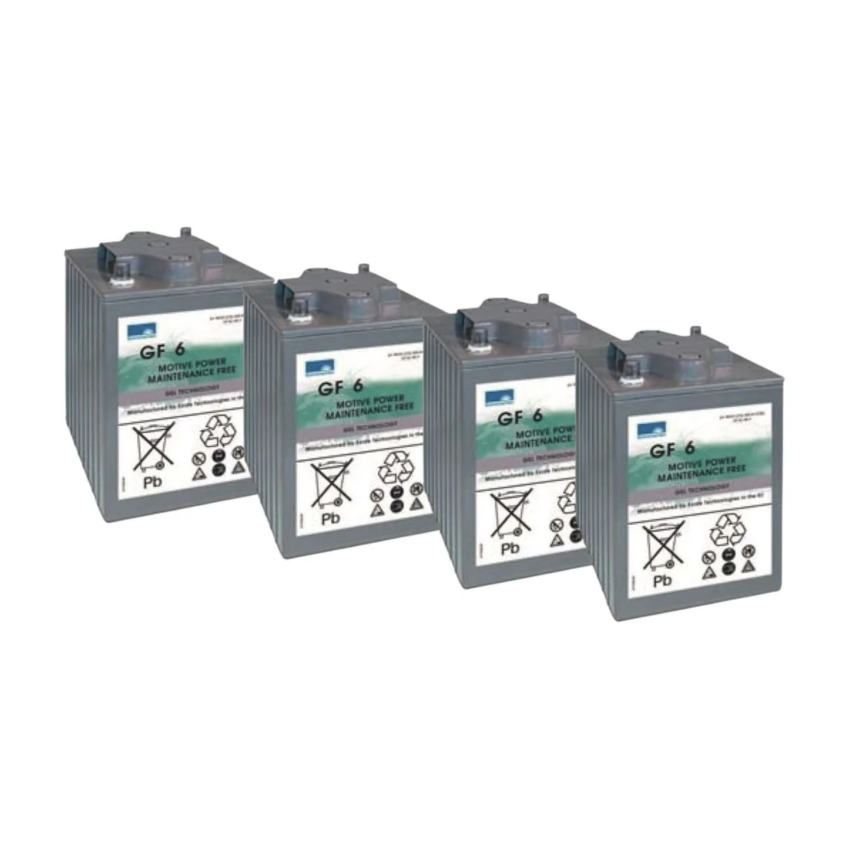 Batteriesatz (4 St.) 6 V 180 Ah Gel – Ghibli & Wirbel – Maschinenzubehör