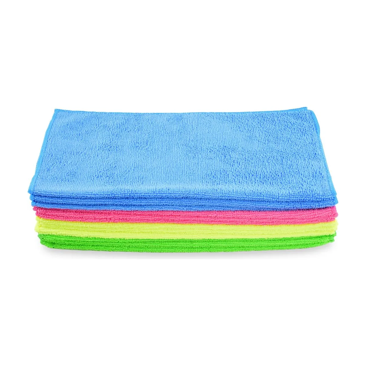 SemyTop Mikrofasertücher Extra, Farben gemischt, 32x32cm, 12 Stück – SemyTop – Mikrofasertücher