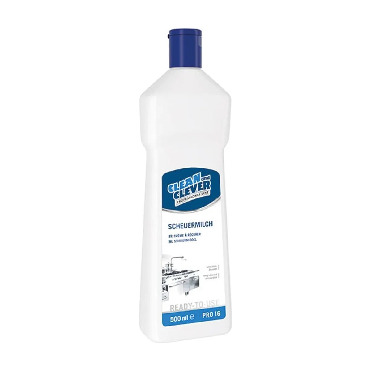 PRO16 Scheuermilch 500 ml – CLEAN and CLEVER PROFESSIONAL – Scheuermilch