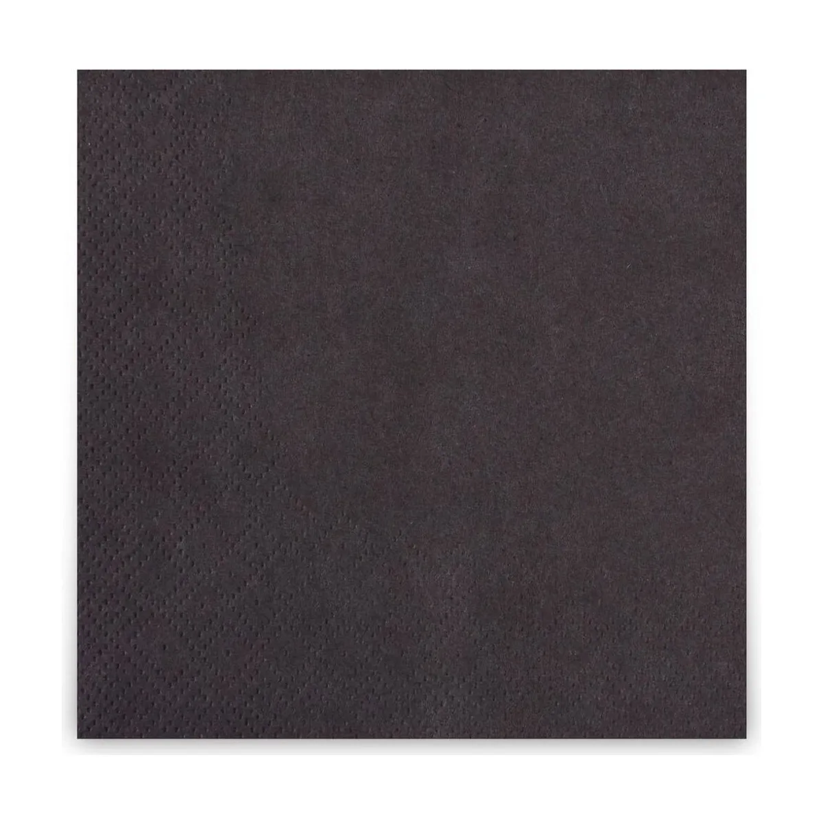 Servietten 24x24 cm, schwarz, 2-lagig, 1/4-Falz, 12 x 300 Stück – Funny – Servietten farbig