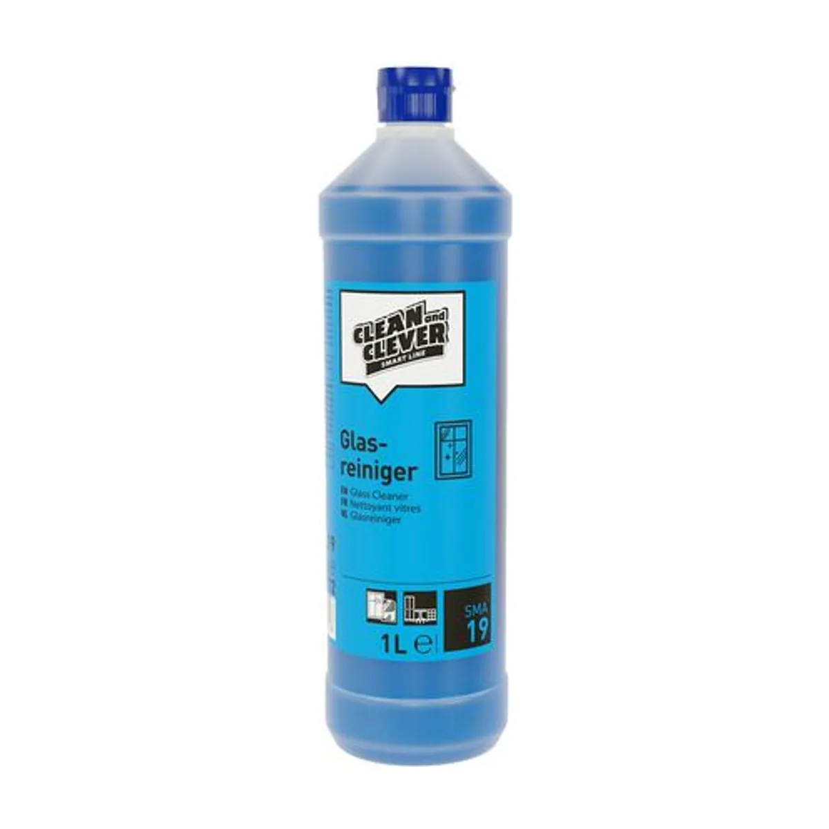 SMA19 Glasreiniger, 1 l – CLEAN and CLEVER SMART – Glas- & Oberflächenreiniger