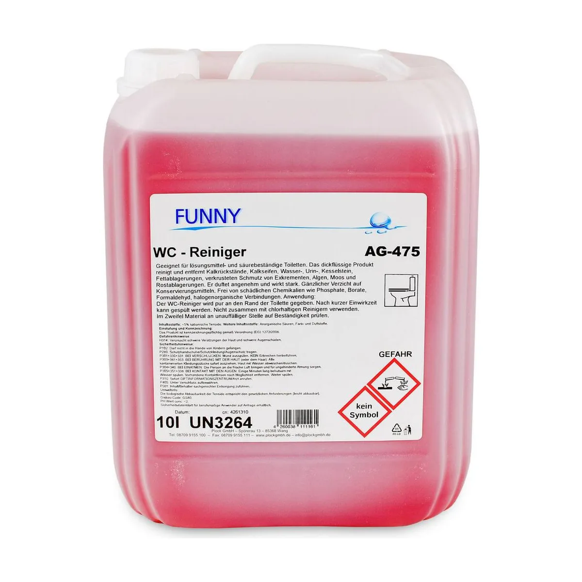 Funny WC-Reiniger, 10 Liter – FUNNY – Sanitärreiniger