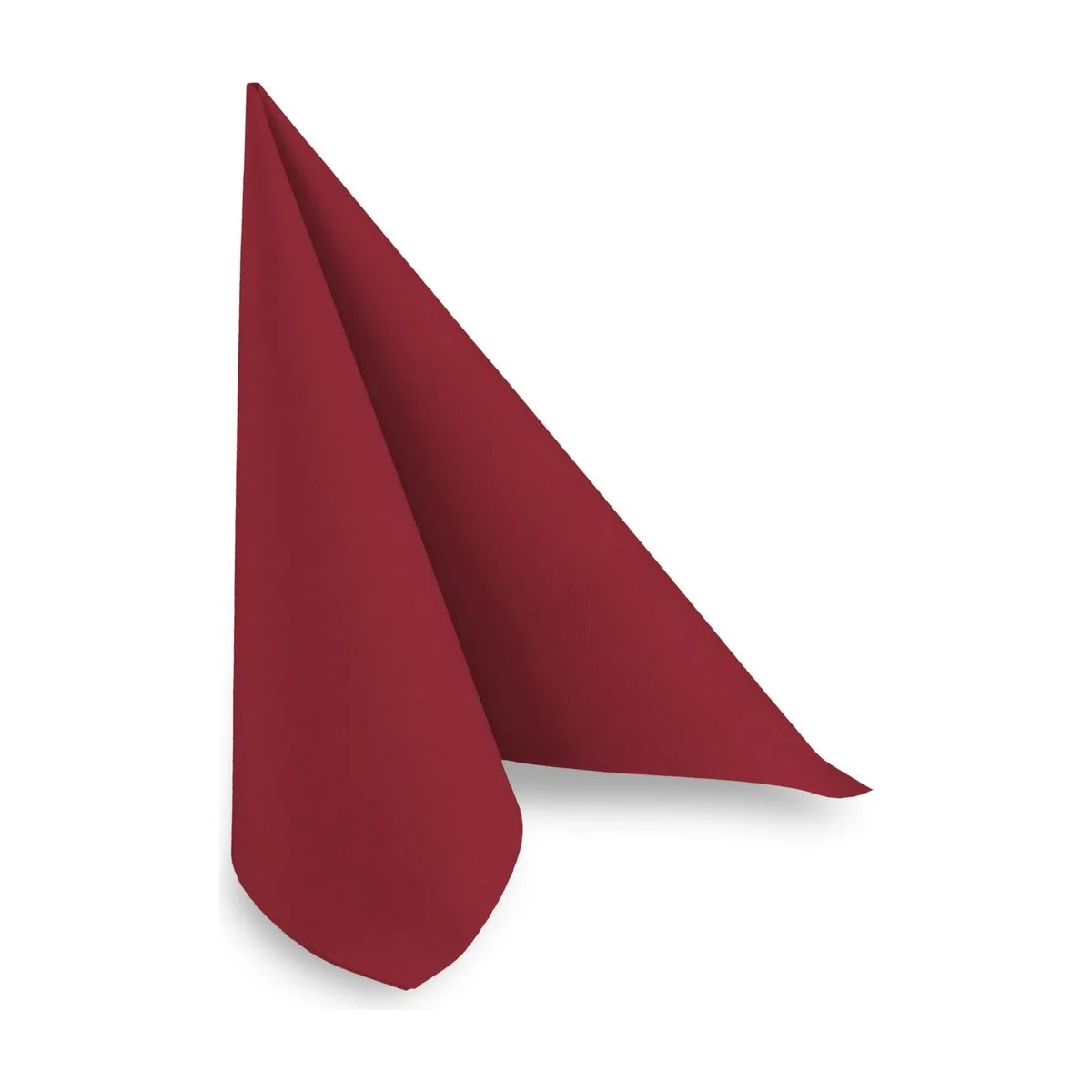 Airlaid Servietten, bordeaux, 40x40cm, 800 Stück – QUICKY – Servietten farbig