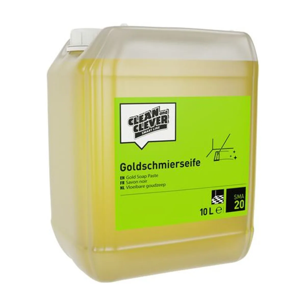 SMA20 Goldschmierseife, 10 l – CLEAN and CLEVER SMART – Allzweckreiniger