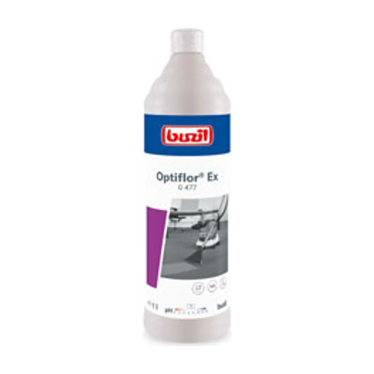 Buzil Optiflor Ex G 477 – 1 l Flasche – Buzil – Teppich- & Polsterreiniger