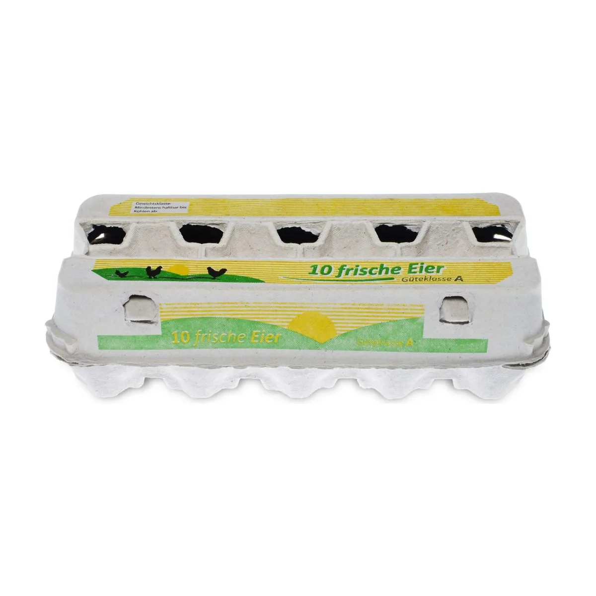 Eierschachteln, 10 Frische Eier, weiß – FUNNY – Eierverpackungen