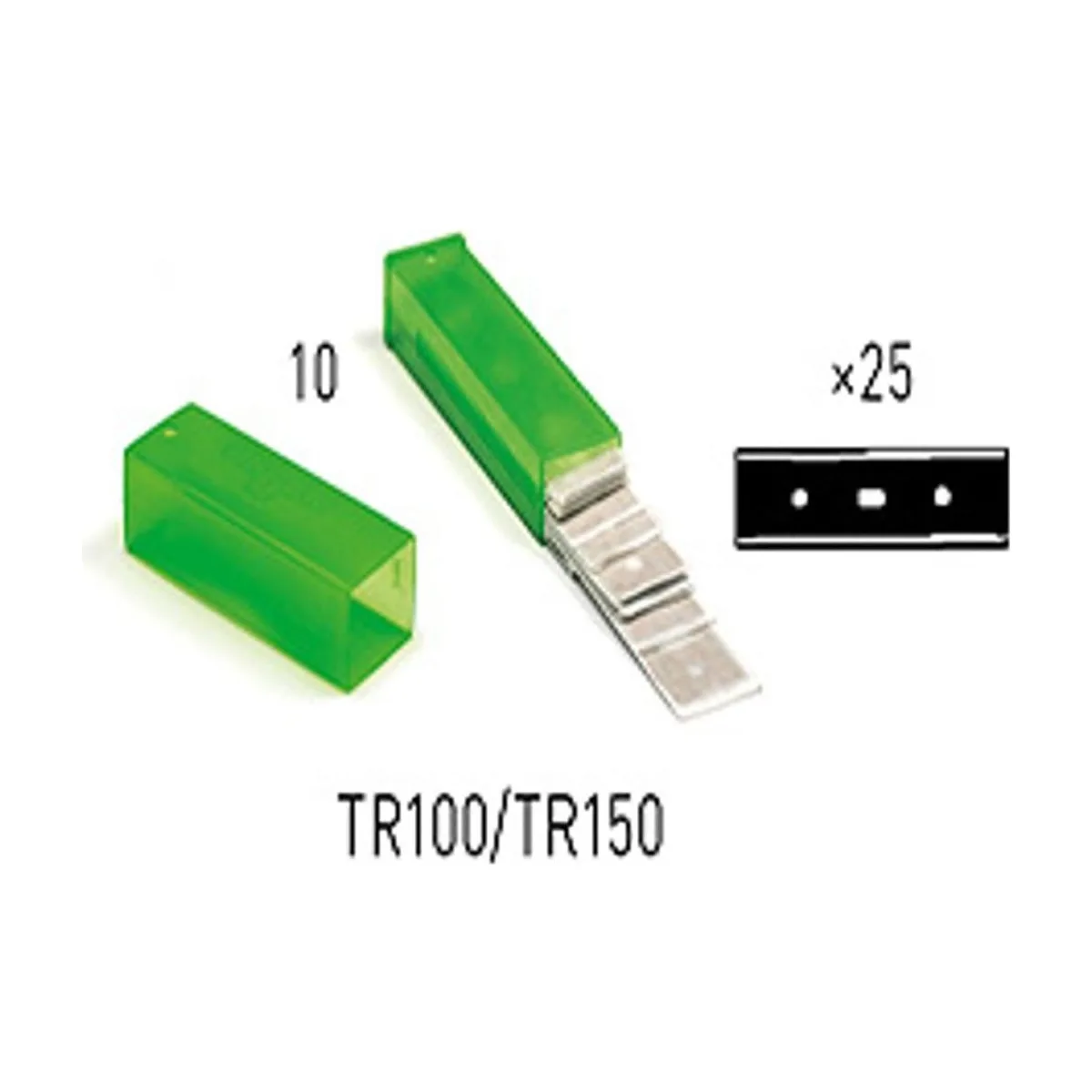 UNGER Klingen 10cm 25Stk – im Etui für Trimhalter – UNGER – Schaber & Klingen