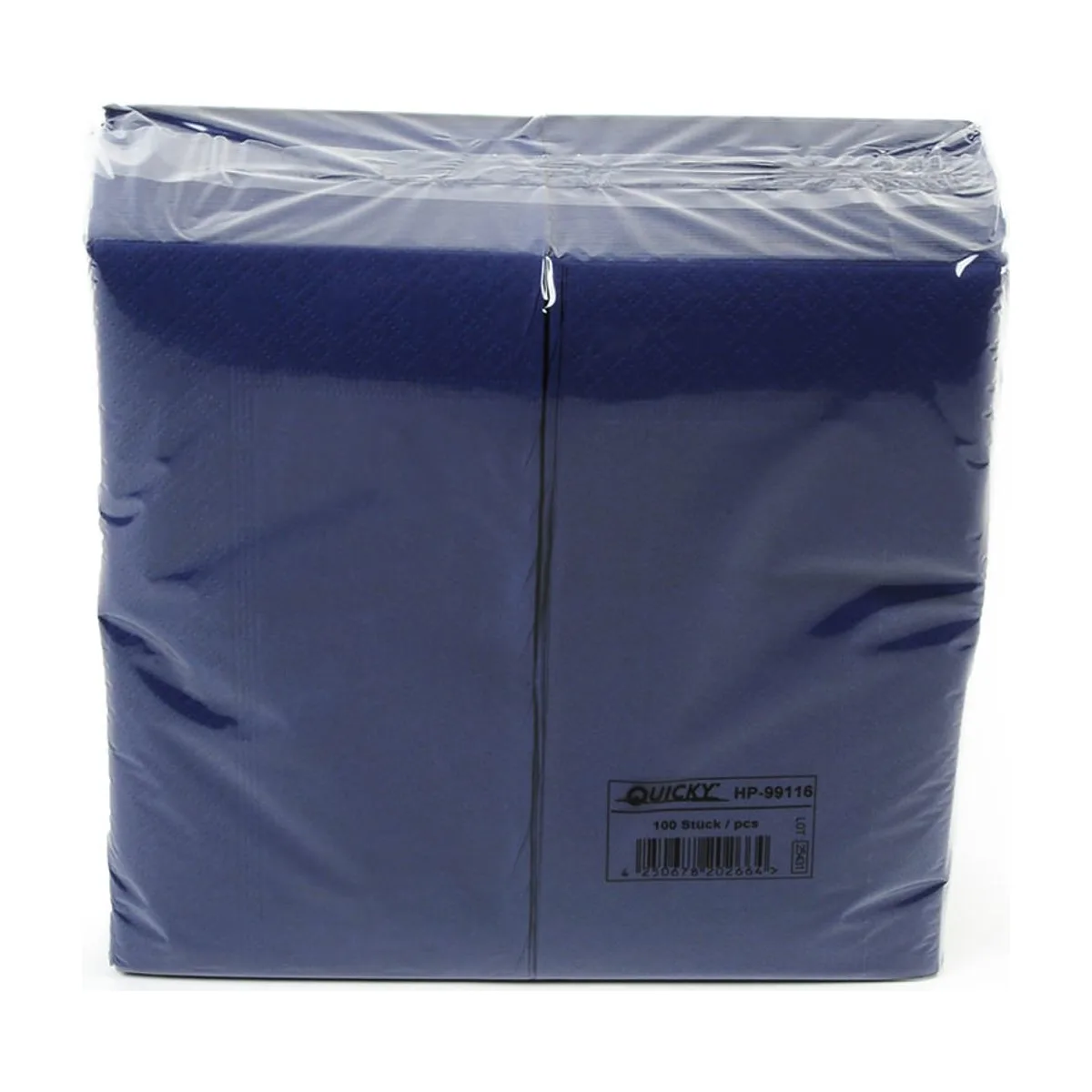 Quicky Farbige Tafelserviette, 40 x 40 cm, blau – QUICKY – Servietten farbig