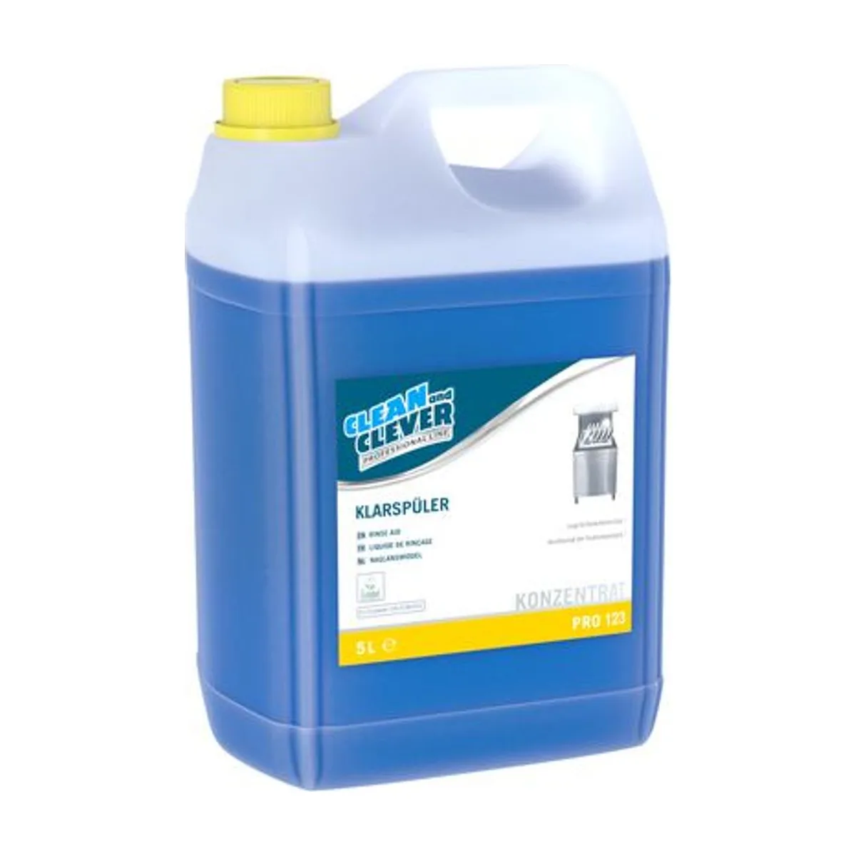 PRO123 Klarspüler, 5 l – CLEAN and CLEVER PROFESSIONAL – Klarspüler