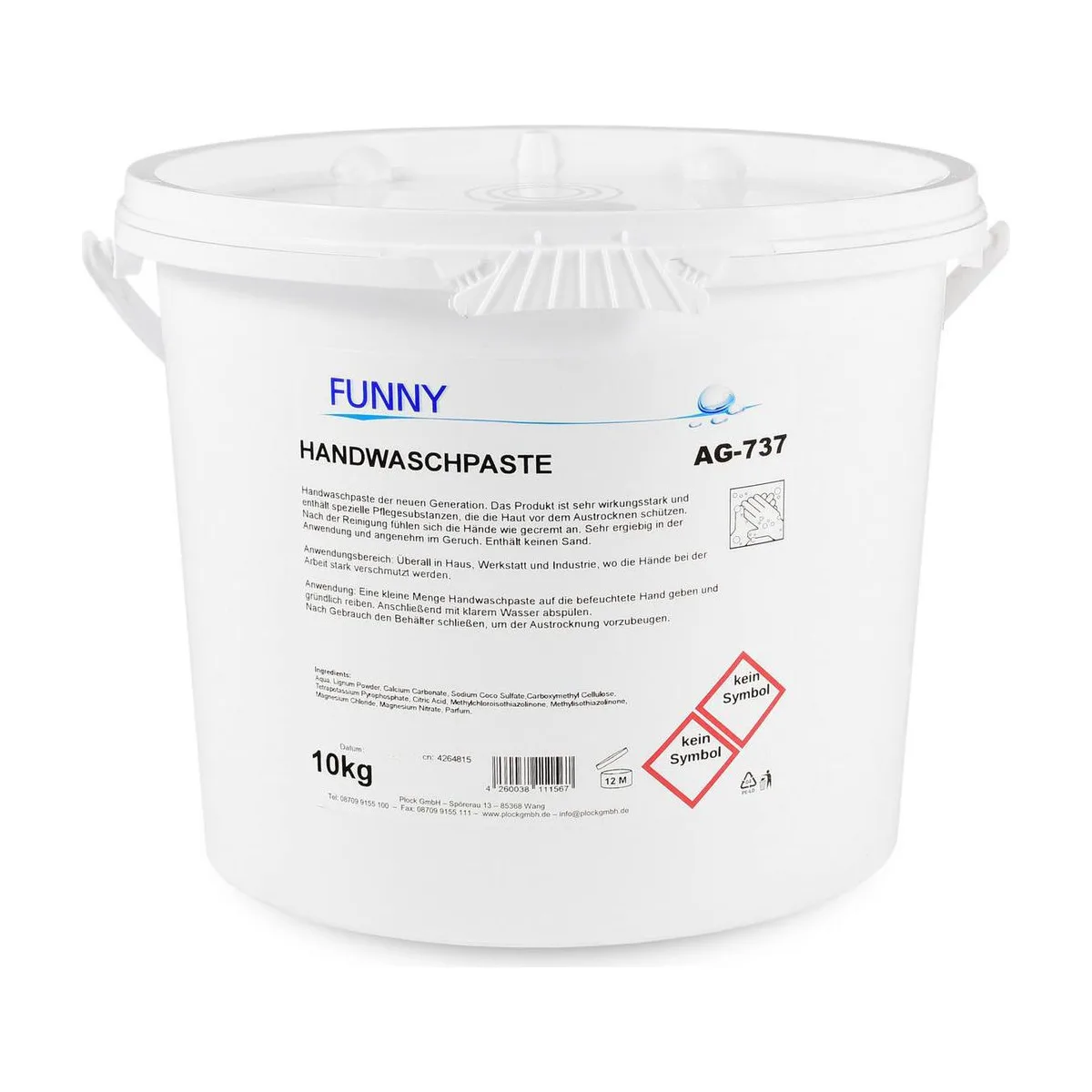 Funny Handwaschpaste, 10 Liter, "extra" – FUNNY – Handwaschpaste