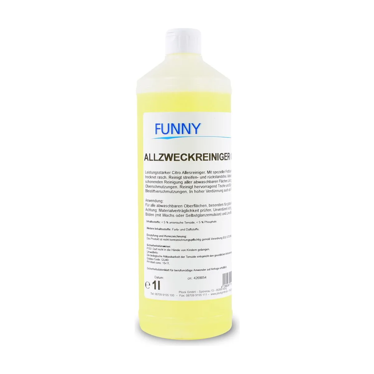 Funny Citro Allzweckreiniger, 1 Liter Flaschen – FUNNY – Allzweckreiniger