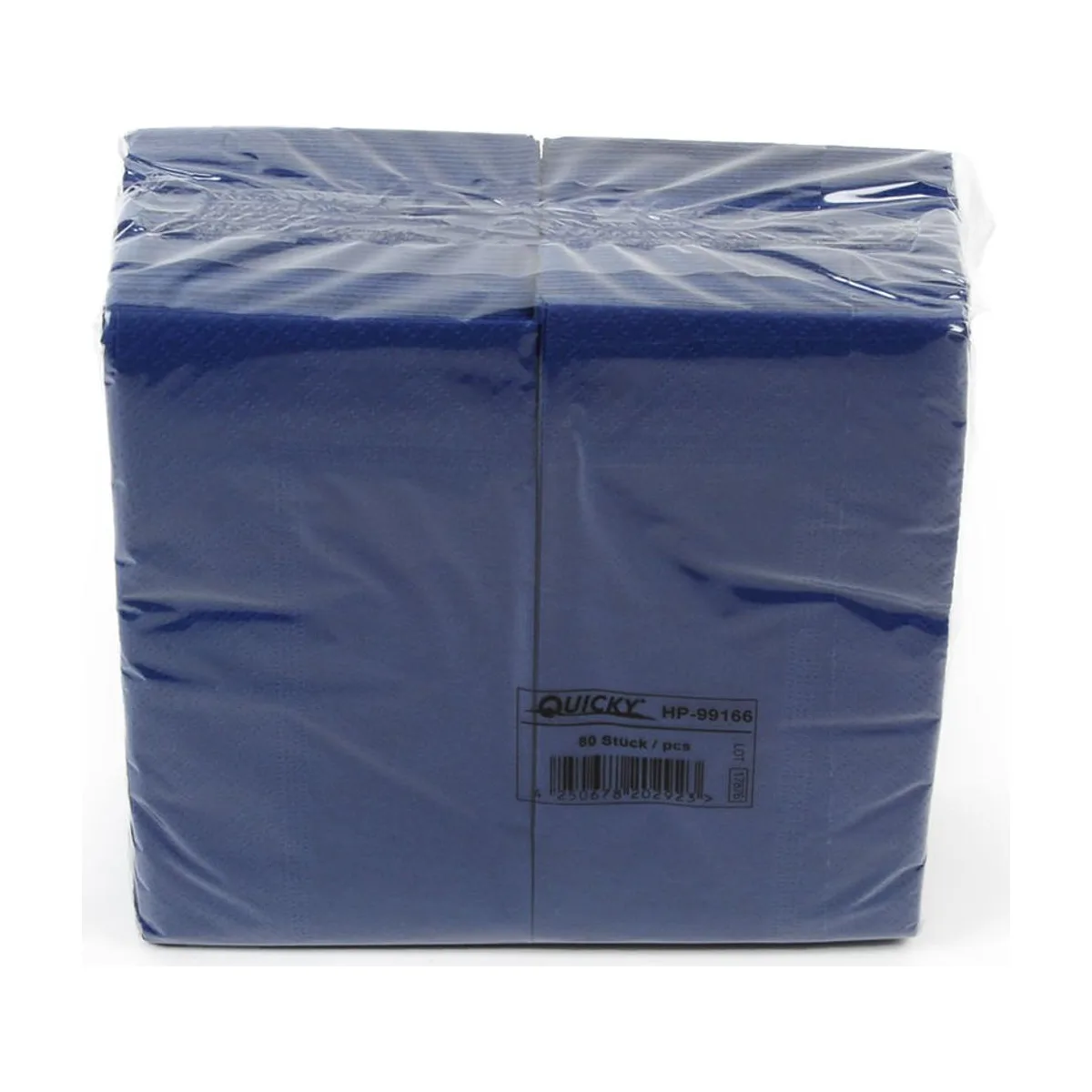 Quicky Farbige Tafelserviette 33 x 33 cm, blau – QUICKY – Servietten farbig
