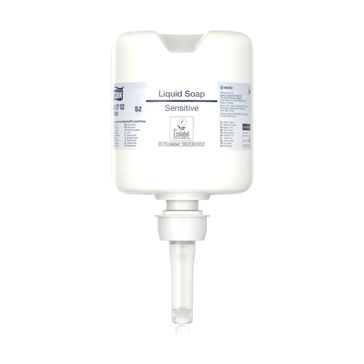 Tork Sensitive Mini Flüssigseife S2 – 8 × 475 ml – Tork – Flüssigseife
