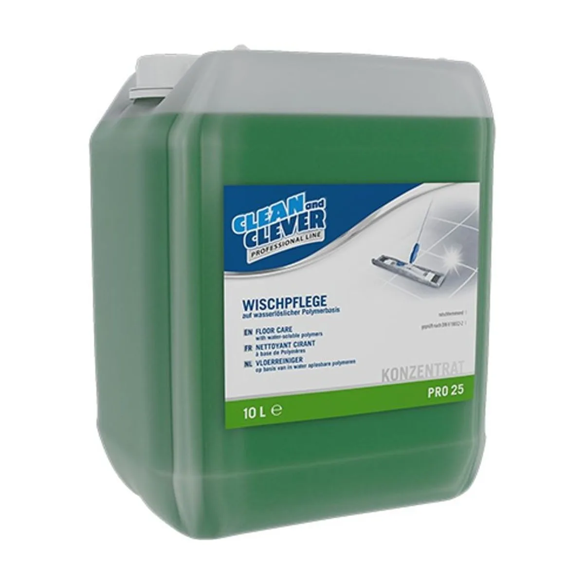 PRO25 Wischpflege, 10 l – CLEAN and CLEVER PROFESSIONAL – Wischpflege