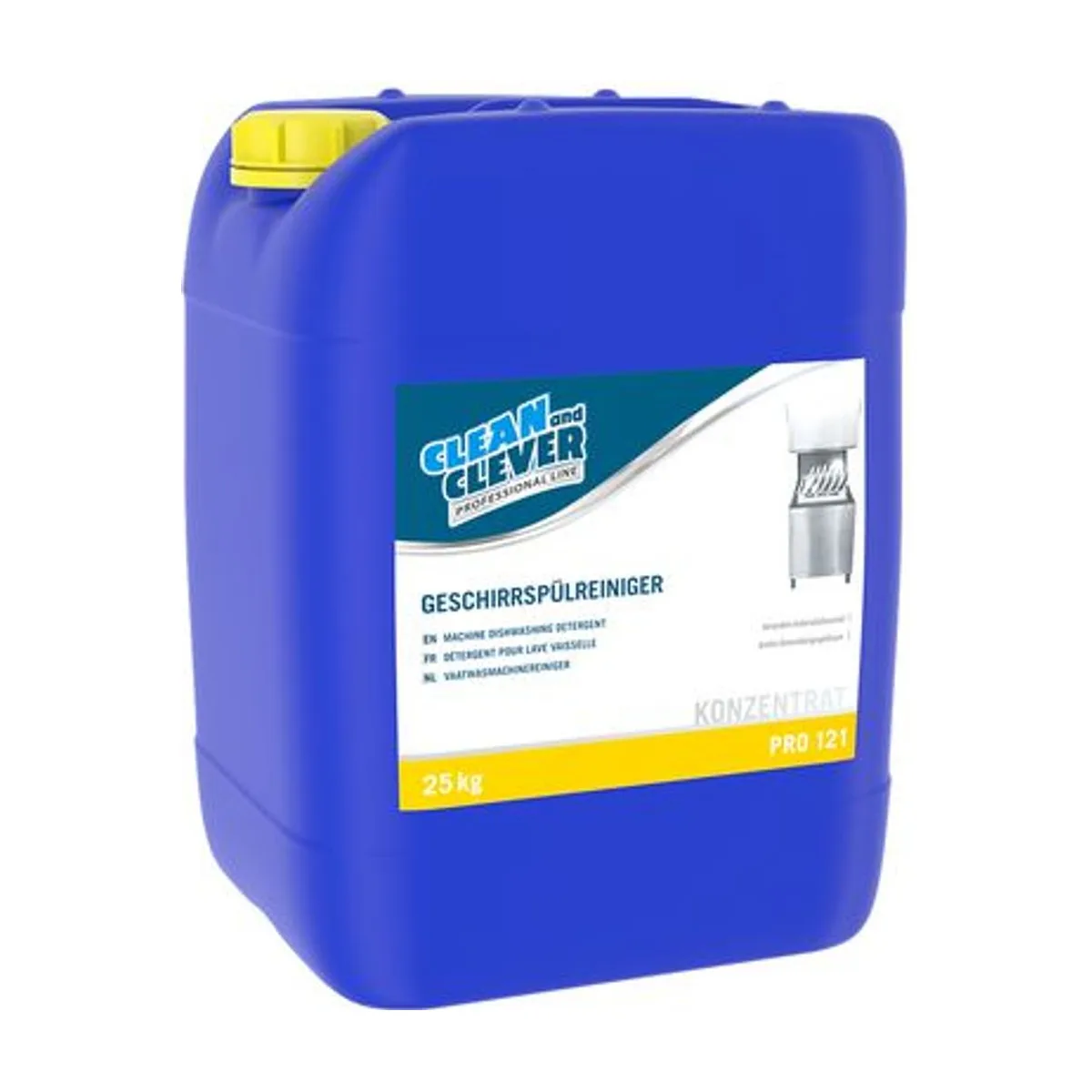 PRO121 Geschirrspülreiniger, 25 kg – CLEAN and CLEVER PROFESSIONAL – Maschineller Geschirrreiniger