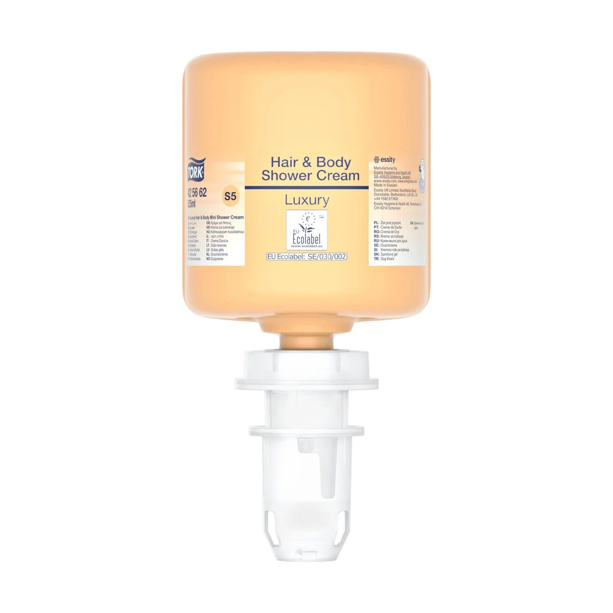 Tork Luxuriöse Hair & Body Mini Duschcreme S5 – 8 × 525 ml – Tork – Hautpflege
