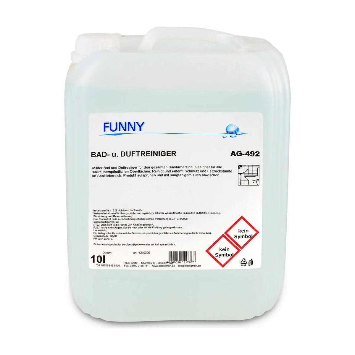 Funny Bad und Duftreinger, 10 Liter, mild – FUNNY – Sanitärreiniger