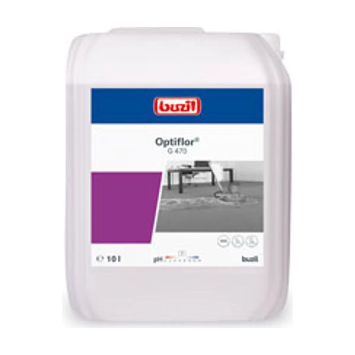 Buzil Optiflor G 470 – 10 l Kanister – Buzil – Teppich- & Polsterreiniger