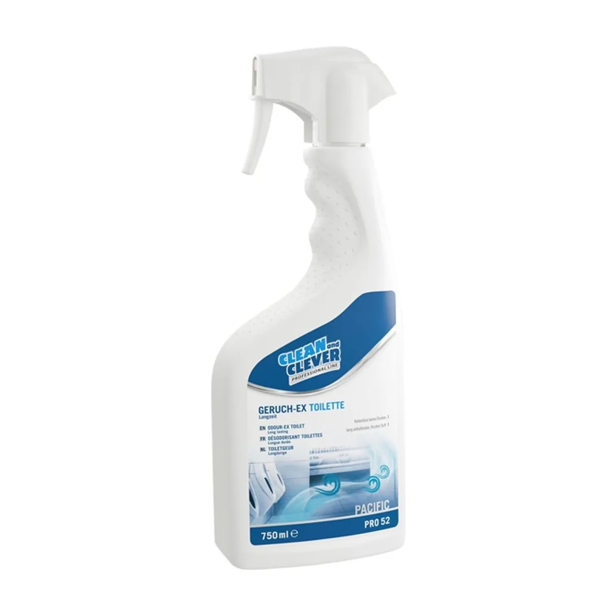 Geruch-EX Toilette 750 ml – CLEAN and CLEVER – Geruchsneutralisierer