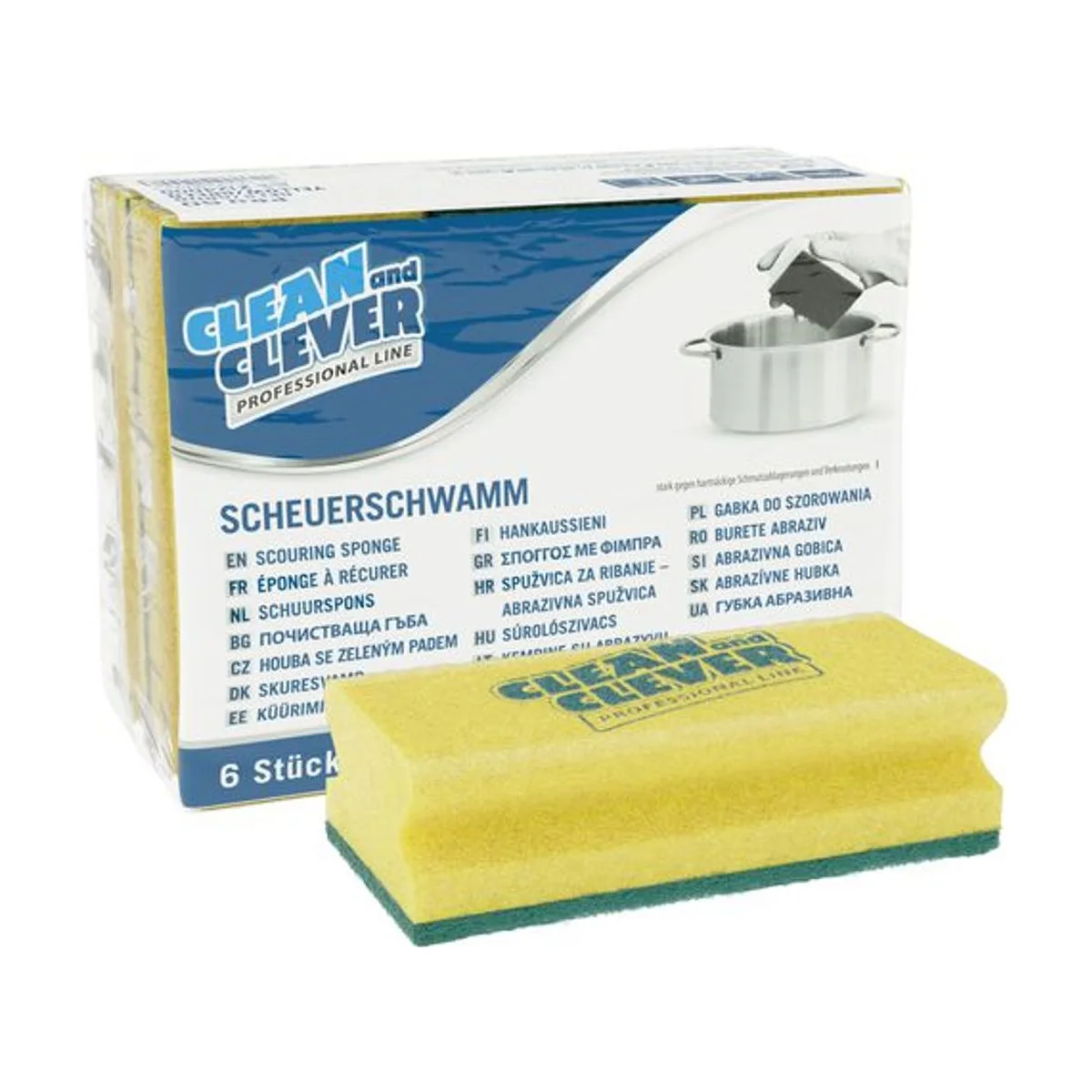 PRO60 Scheuerschwamm – CLEAN and CLEVER PROFESSIONAL – Geschirrschwämme