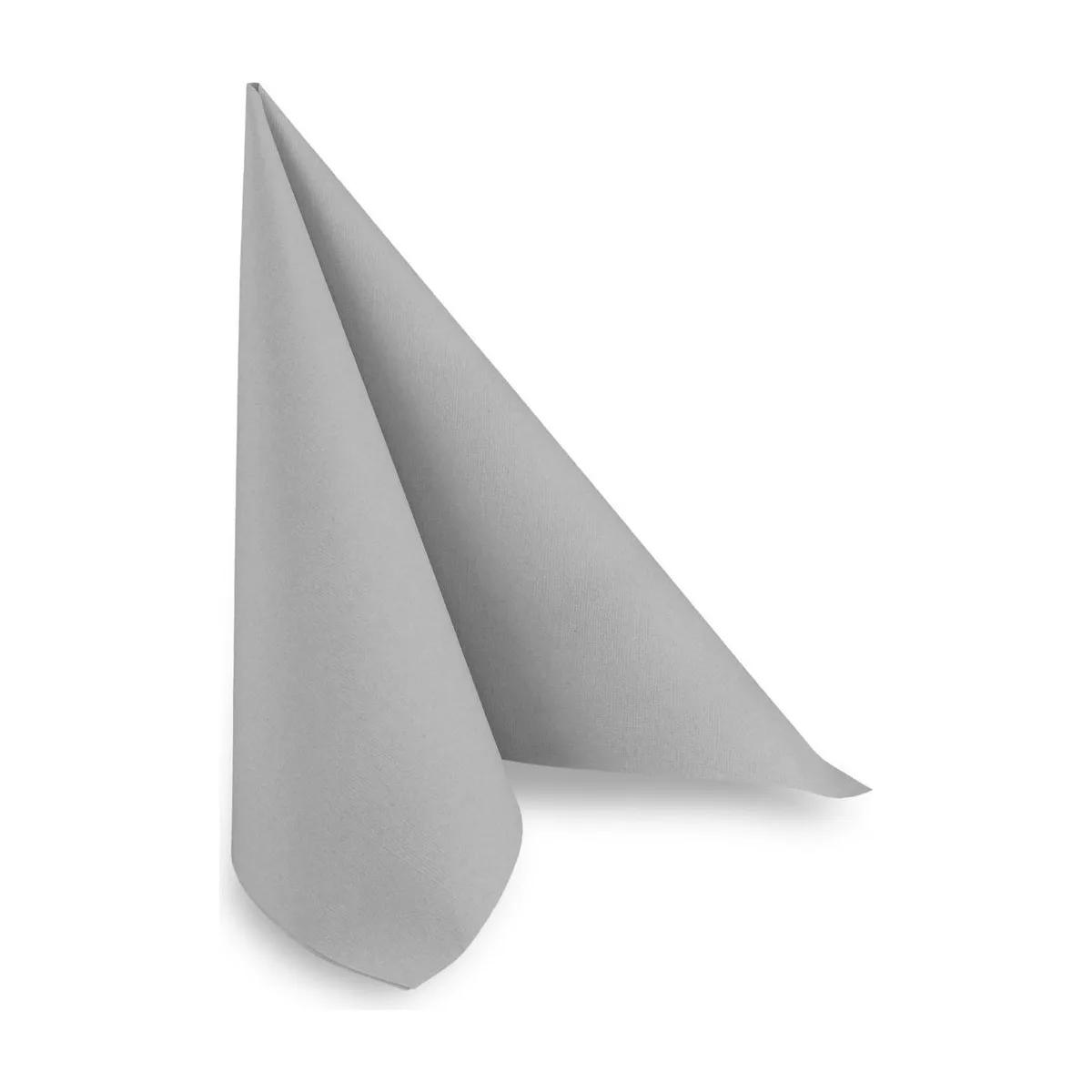 Airlaid Servietten, grau, 40x40cm, 800 Stück – QUICKY – Servietten farbig