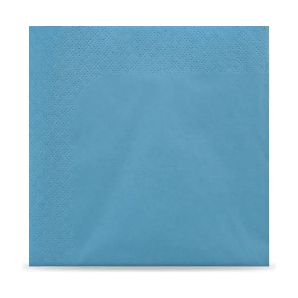 Funny Servietten 3-lagig 33x33 cm 1/4-Falz hellblau - 4 x 250 Stück – Funny – Servietten farbig