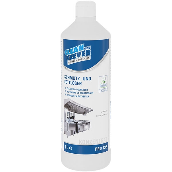 CLEAN and CLEVER PROFESSIONAL Schmutz- & Fettlöser PRO 133 - 1 L