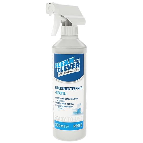 CLEAN and CLEVER PROFESSIONAL Fleckenentferner textil PRO6 - 500 ml