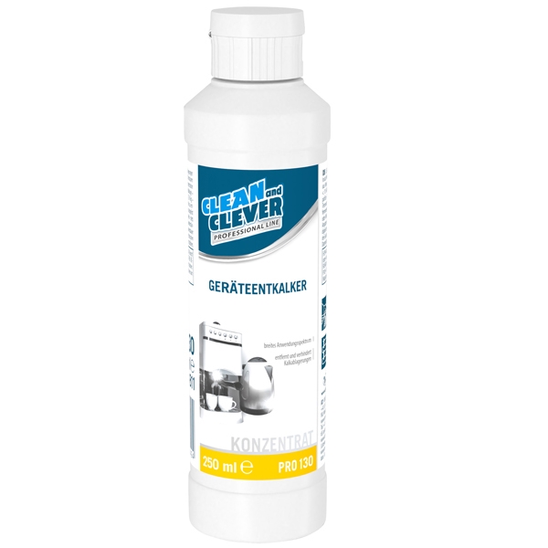CLEAN and CLEVER PROFESSIONAL Geräteentkalker PRO 130 - 250 ml