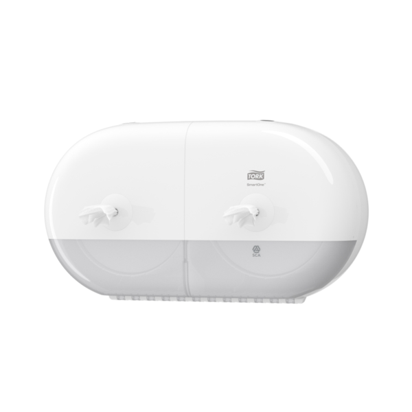 TORK - SmartOne® Mini Doppelrollenspender für Toilettenpapier Weiß