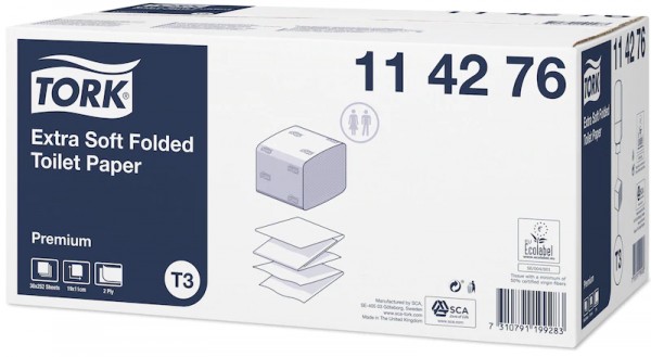 TORK - Extra weiches Einzelblatt Toilettenpapier Premium
