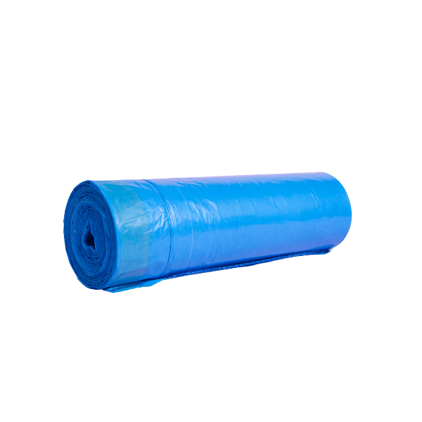 Müllsäcke 120L / Blau mit Zugband / 700mm x 1100mm / LDPE - STRONG / 200 Stück