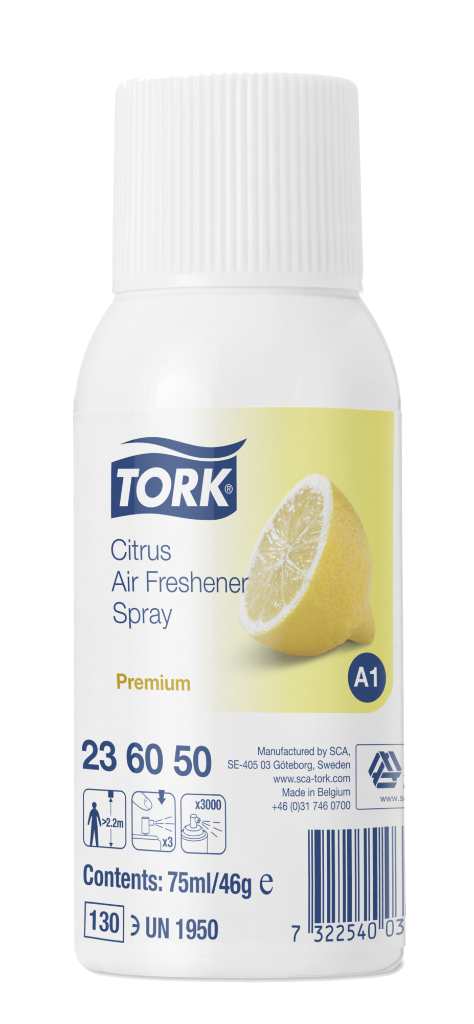 TORK - Duftspray Nachfüller Airfresh Zitrus 75 ml, Düfte, Lufterfrischer, Reinigungsmittel