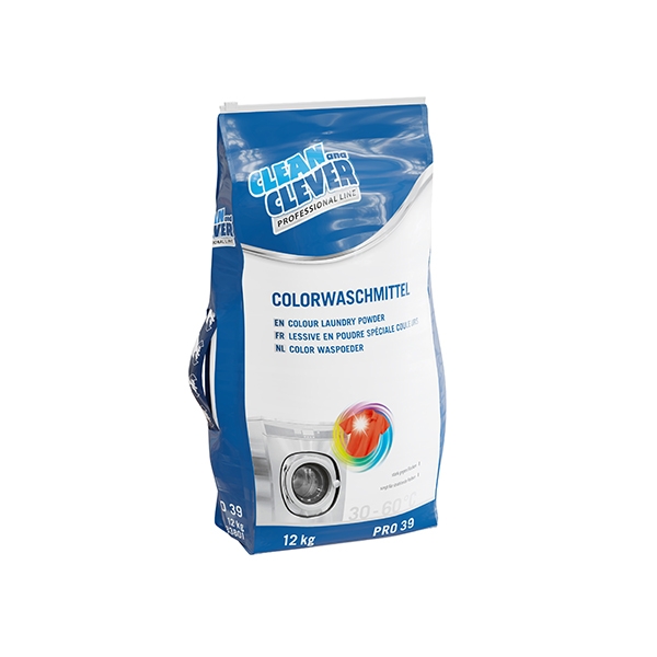 CLEAN and CLEVER PROFESSIONAL Colorwaschmittel PRO 39 - 12 Kg